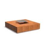 Deksel Cocoon vuurtafel vierkant antraciet