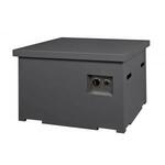 Easy Fires vuurtafel Cube rechthoek zwart