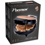 Kalorik TKG WM 1090 W Wafelijzer Anti-aanbaklaag, Controlelampje Wit, Zwart