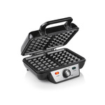 Clatronic WA 3772 Wafelijzer Anti-aanbaklaag Zilver