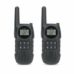 Nedis Walkie talkie Set | 2 Handsets | Tot 10 km | Frequentiekanalen: 8 | PTT / VOX | tot 3 uur | Koptelefoonoutput | Zwart - WLTK1050BK