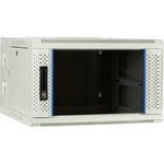 DSI 18U witte wandkast met glazen deur - DS6618W-WAND server rack 600 x 600 x 900mm