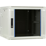 DSI 9U witte wandkast met glazen deur - DS6409W server rack 600 x 450 x 500mm