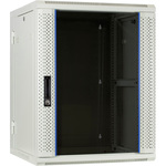 DSI 15U witte wandkast met glazen deur - DS6415W server rack 600 x 450 x 770mm
