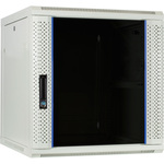 DSI 18U Witte Wandkast met glazen deur - DS6418W server rack 600 x 450 x 900mm