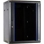DSI 18U wandkast met glazen deur - DS6618-WAND server rack 600 x 600 x 900mm