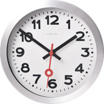 AMS F5216 Wandklok 'Radio Controlled' Natuursteen en Aluminium 66 cm