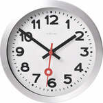 NeXtime ne-2269zi wandklok dia. 85 cm, aluminium, zilver, hands