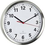 NeXtime ne-3998st wandklok dia. 19 cm, geborsteld aluminium, &apos;station&apos;