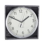 AMS W7439 Wandklok met slinger Hout/Aluminium 67 cm hoog