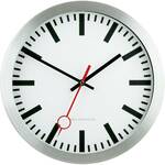 NeXtime ne-3998ar wandklok dia. 19 cm, geborsteld aluminium, &apos;station&apos;