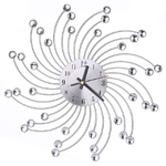 AMS W9516 Wandklok Leisteen - Aluminium