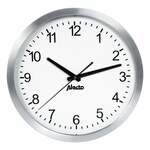 Zendergestuurde Wandklok 30 cm Analoog Zilver/Wit