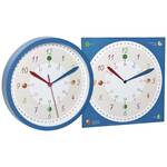 NeXtime klok 3108bl birdy, 24.5x25.5x9.8 cm, wall, blue/ white