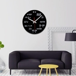 Gebakken ei pan vorm creatieve woonkamer decoratieve Wandklok (oranje)