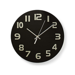 EUROTIME 53820-05 Wandklok Zendergestuurd 30 cm Zwart