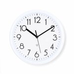 Nedis Wandklok | Diameter: 220 mm | Kunststof | Wit - CLWA105WT