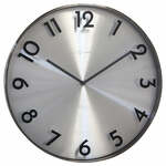 NeXtime ne-3289gs metalen wandklok - 40cm -stille klok - metaal - "reflection"