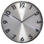 NeXtime ne-3289gs metalen wandklok - 40cm -stille klok - metaal - "reflection"