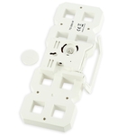 Multifunctionele grote 3D LED digitale Wandklok Alarm met sluimerfunctie 12/24 uur Display voor Home keuken Bureau DC 5V CE Certificated(White)