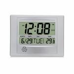 Home Big Screen Display Digitale Elektronische Wandklok Woonkamer Temperatuurklok
