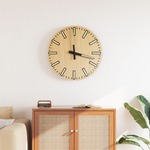 Ice Cream styling decoratieve Wandklok (geel)