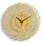TM027 Woondecoratie Acryl Wandklok (Indisch goud)