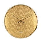Karlsson Disco Wandklok - Goud