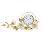 Ronde wandklok | Diameter 30 cm | Zwart & roze-goud