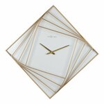Wandklok Tasma zwart/goud S