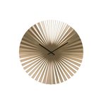 NeXtime wandklok retro ii 25cm wit/goud