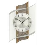 AMS W9544 Wandklok Hout-Natuursteen 40 cm hoog