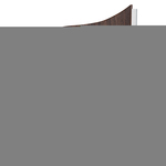 AMS W9613 Wandklok Design houtafgewerkt 40 cm