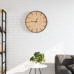 AMS W9606 Design wandklok van hout 53 mm hoog