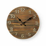 VidaXL Wandklok vintage-stijl quartz-mechanisme xxl 60 cm hout metaal