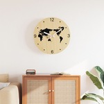 14 inch transparante zwevende wandklok houten klokken home woonkamer wanddecoratie