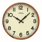 NeXtime nx-7345zw wandklok nxt paul dia 40cm hout bruin