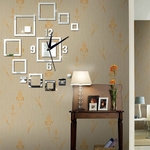 Mebus 19233 Wandklok Kwarts 40 cm x 5 cm Wit