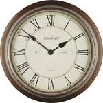Mebus 56731 Wandklok Kwarts 25 cm x 4 cm Zilver