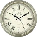TFA Dostmann 60.3012 Wandklok Kwarts 160 mm x 45 mm Zilver Geschikt voor vochtige ruimtes