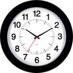 EUROTIME 80514-05 Wandklok Kwarts 30.5 cm Zwart