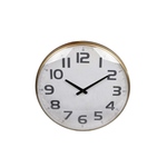 AMS W7301 Wandklok messing met slinger