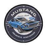 Wandklok Ford Mustang - 1969 Mach 1 Blue