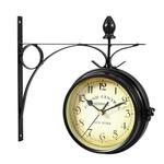 VidaXL Wandklok vintage-stijl quartz-mechanisme xxl 60 cm metaal
