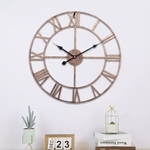 YX0806 60cm 3D vintage decoratieve wandklok wielvorm huishouden grote muur horloge
