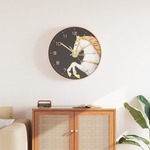 Nedis Wandklok | Diameter: 300 mm | Kunststof | Wit / Zilver | 1 stuks - CLWA110WT CLWA110WT