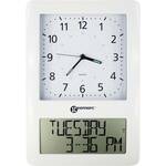 Geemarc VISO50_WH_VDE Zendergestuurd Wandklok Wit