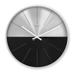 NeXtime ne-2269zi wandklok dia. 85 cm, aluminium, zilver, hands