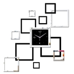 MAULstep wandklok, quartz, diameter 40 x 5 cm, kunststof kader, zilver