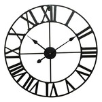 Wandklok Slow Pendulum black / Periglass